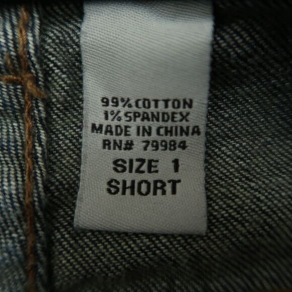 Chico's Platinum Jeans Women's 1S US-8 Short Blue Mid-Rise Boot Leg 29" Inseam - Picture 9 of 16